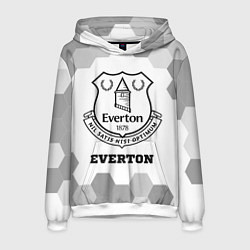 Мужская толстовка Everton sport на светлом фоне