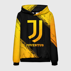 Толстовка-худи мужская Juventus - gold gradient, цвет: 3D-черный