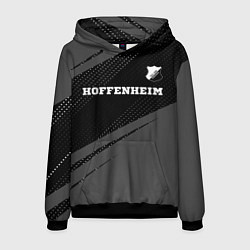 Мужская толстовка Hoffenheim sport на темном фоне посередине