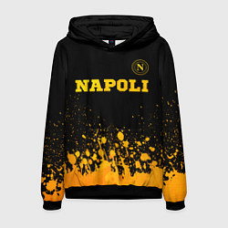 Толстовка-худи мужская Napoli - gold gradient посередине, цвет: 3D-черный