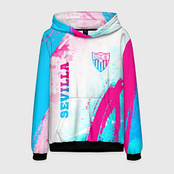 Мужская толстовка Sevilla neon gradient style вертикально