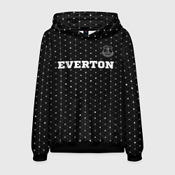 Мужская толстовка Everton sport на темном фоне посередине