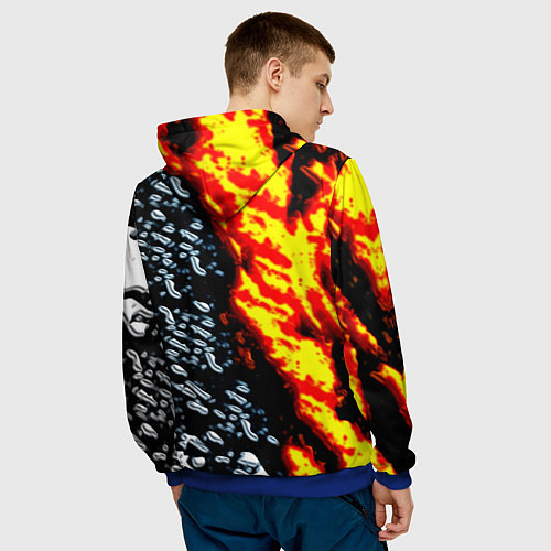 Мужская толстовка Возрождение российской империи / 3D-Синий – фото 4