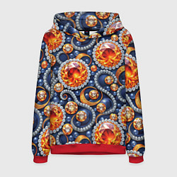 Мужская толстовка Ювелирные украшение с золотом и бриллиантом паттер