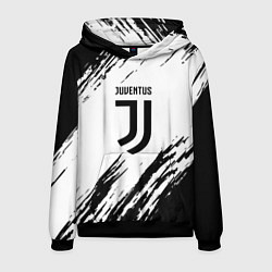 Толстовка-худи мужская Juventus краски, цвет: 3D-черный