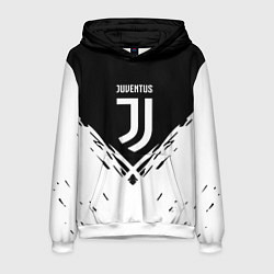 Толстовка-худи мужская Juventus sport geometry fc club, цвет: 3D-белый