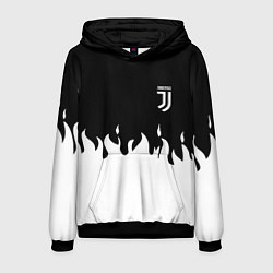 Толстовка-худи мужская Juventus fire, цвет: 3D-черный