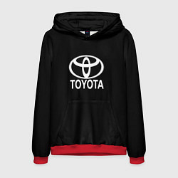 Мужская толстовка Toyota white logo