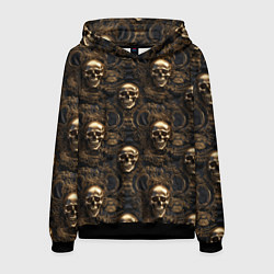 Мужская толстовка Черепа и узоры лакшери