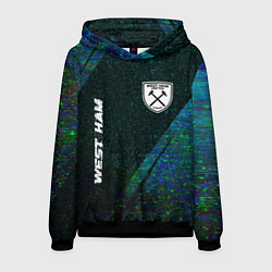 Мужская толстовка West Ham glitch blue