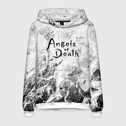 Мужская толстовка Angels of Death white graphite