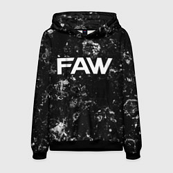 Толстовка-худи мужская FAW black ice, цвет: 3D-черный