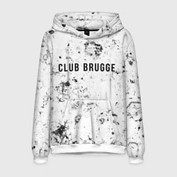 Толстовка-худи мужская Club Brugge dirty ice, цвет: 3D-белый