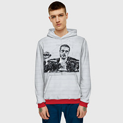 Толстовка-худи мужская Тайлер кайфует, цвет: 3D-красный — фото 2