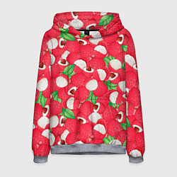 Мужская толстовка Экзотический фрукт личи