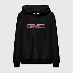 Толстовка-худи мужская GMC logo, цвет: 3D-черный