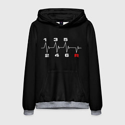 Мужская толстовка КПП - шесть скоростей