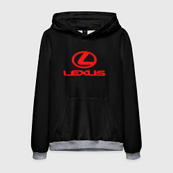 Мужская толстовка Lexus red logo