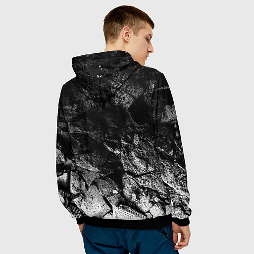 Мужская толстовка Akira black graphite / 3D-Черный – фото 4