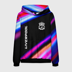 Толстовка-худи мужская Liverpool speed game lights, цвет: 3D-черный