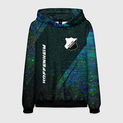 Мужская толстовка Hoffenheim glitch blue