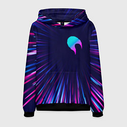 Мужская толстовка Date A Live neon blast lines