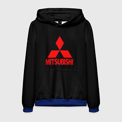 Мужская толстовка Mitsubishi red logo