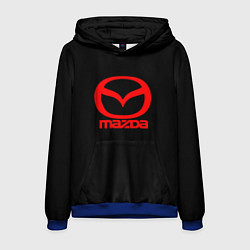 Мужская толстовка Mazda red logo