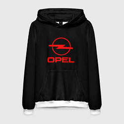 Мужская толстовка Opel red logo auto