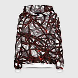 Мужская толстовка Красные энергетические кабели