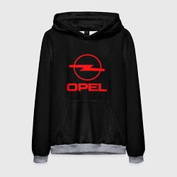 Мужская толстовка Opel red logo auto