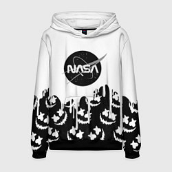 Толстовка-худи мужская Marshmello x Nasa, цвет: 3D-черный