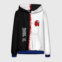 Толстовка-худи мужская Among us предатель, цвет: 3D-синий