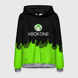 Мужская толстовка Xbox green fire