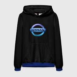 Мужская толстовка Nissan logo neon