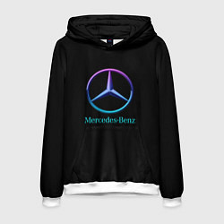 Мужская толстовка Mercedes neon logo