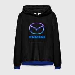 Мужская толстовка Mazda neon logo