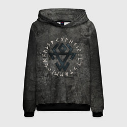 Мужская толстовка Символика чернобог - тёмный бог властитель мира на