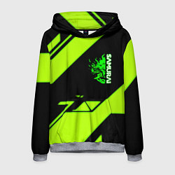 Мужская толстовка Киберпанк кислотная геометрия