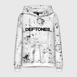 Толстовка-худи мужская Deftones dirty ice, цвет: 3D-белый