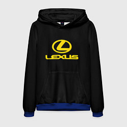 Мужская толстовка Lexus yellow logo