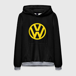 Мужская толстовка Volkswagen logo yellow