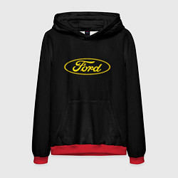 Мужская толстовка Ford logo yellow