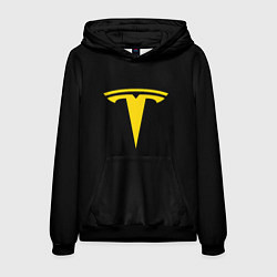 Мужская толстовка Tesla yellow