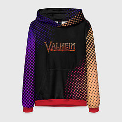 Мужская толстовка Valheim logo pattern