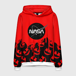 Мужская толстовка Marshmello x Nasa red