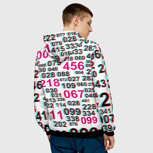 Мужская толстовка Samurai cyberpunk game / 3D-Черный – фото 4