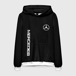 Мужская толстовка Mercedes benz logo white auto