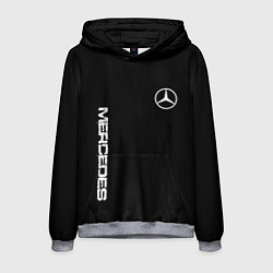 Мужская толстовка Mercedes benz logo white auto