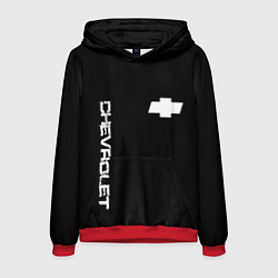 Мужская толстовка Chevrolet white logo auto